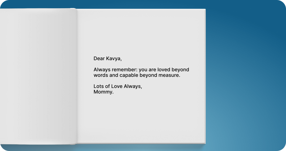 Add a  Personal Message That Lives Forever